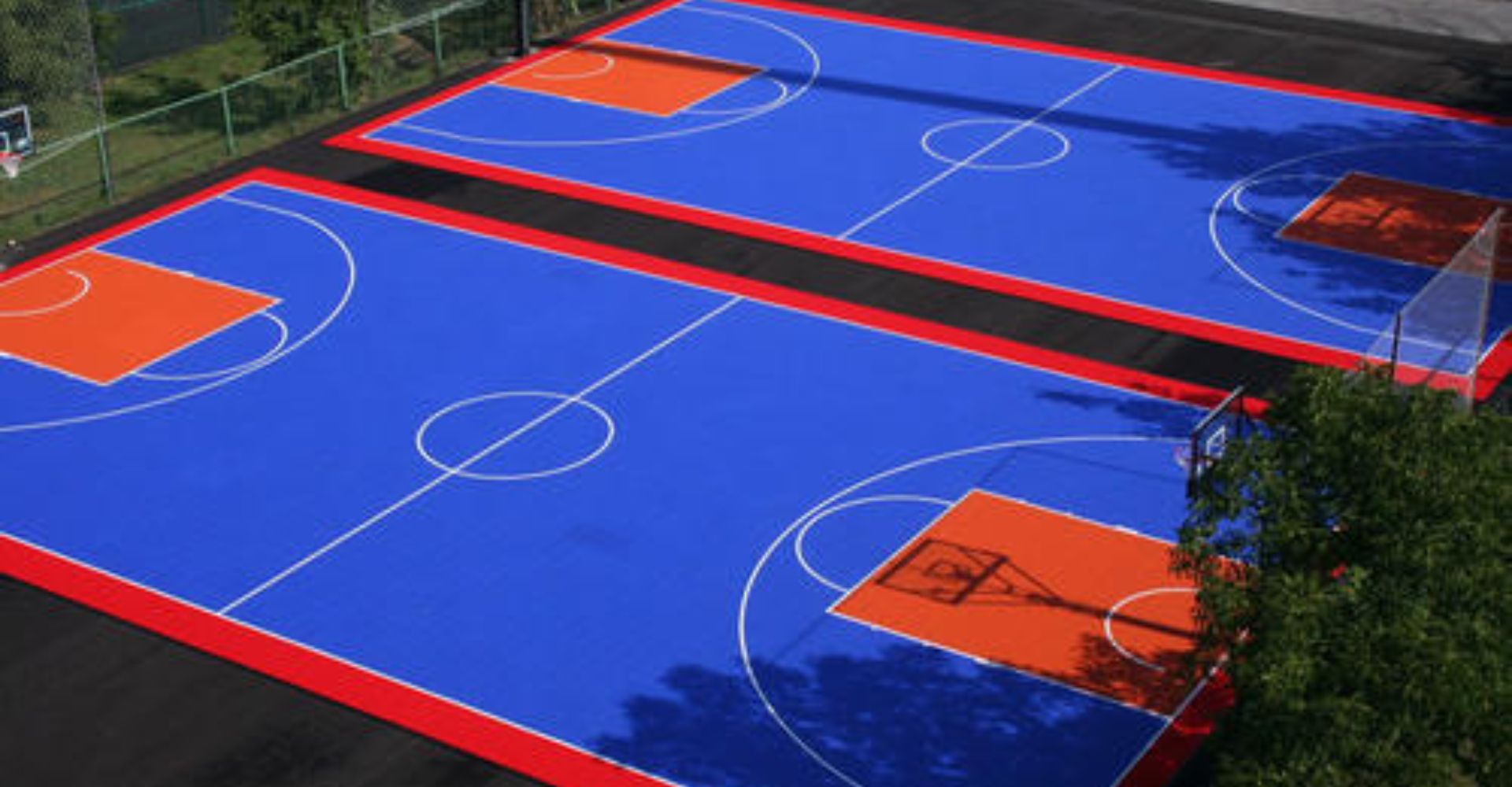 Synthetic Basketball Court
